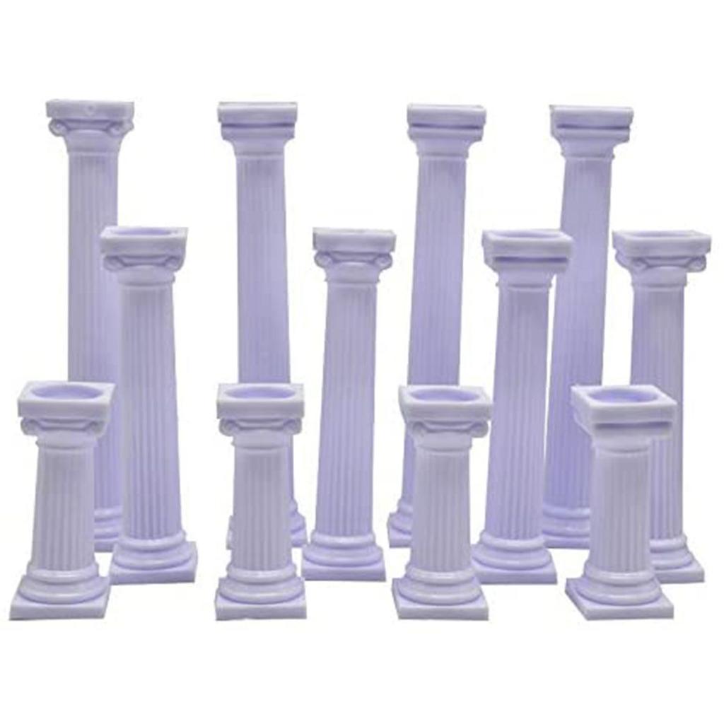 Happy Birthday Display DIY Support Rod Roman Column Tiered Stands Cake Decoration Cakes Separator