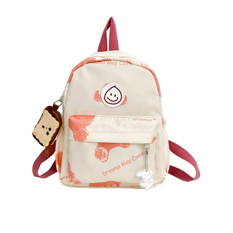 Korean Version of Soft Girl Style Cute Girl Backpack Small Lightweight Crossbody Bag for Going Out Shopping Versatile Casual Bag