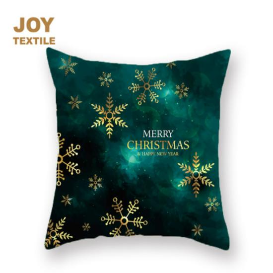 45x45cm Christmas Pillowcase Decorative Linen Cushion Cover For Sofa Printed Pillow Car Cushion Christmas Home Decor