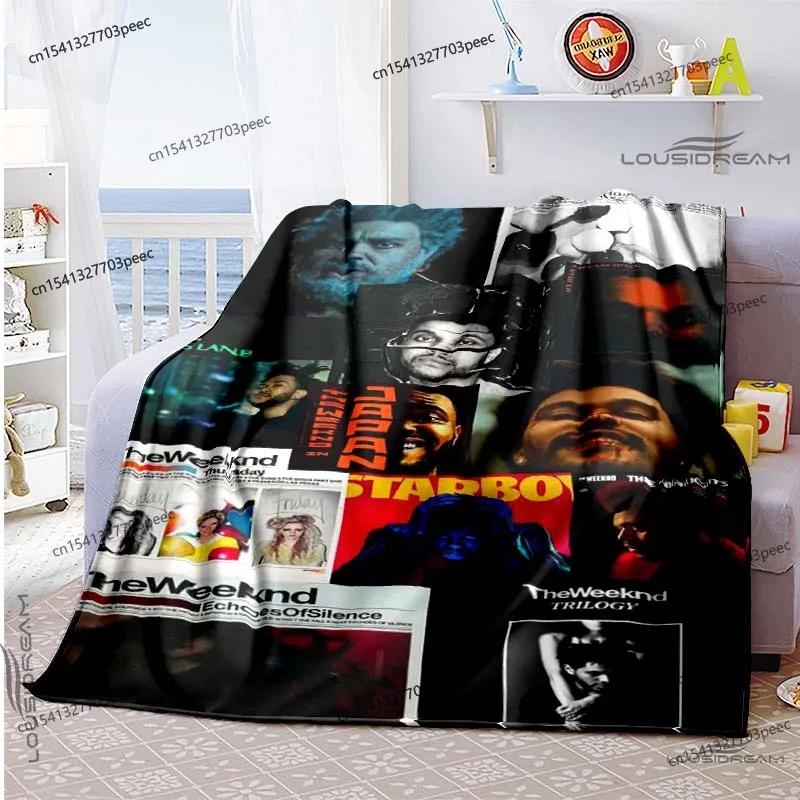 

The Weeknd Fashionable Flannel Blanket Soft Warm Blanket Throw Blanket for Living Room Bedroom Bed Sofa Office Picnic Blanket 75cmx90cm