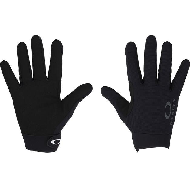 Велосипедные перчатки Oakley Seeker (черные)