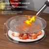 Pc Microwave Oven Cover With Handle Heat Resistant Splatter Guard Lid Transparent Dish Shield For Kitchen Fridge & Bbq