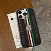 R-ROYALS E-ENFIELDS Logo Stripe Corrugated Shockprof Phone Case For IPhone 17 16 15 14 13 12 11 Pro Max Plus Pro Cover