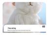 White Easter Bunny Plush Toy - Cute Stationery Simulation Doll Ornament