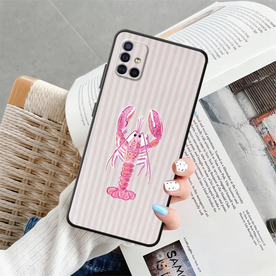 Marine Animals Soft Back Phone Cover Case for Samsung Galaxy A14 A15 A51 A52 A33 A34 A24 A31 A54 A71 A12 A13 A35 A41 A22 A23 A16