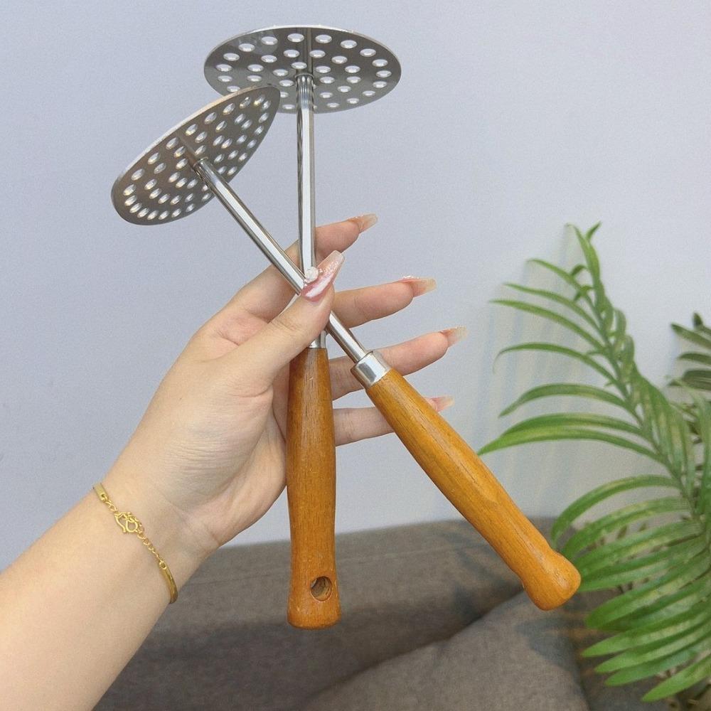 Professional Potato Masher Stainless Steel Fruits Crusher Food Masher  Restaurant