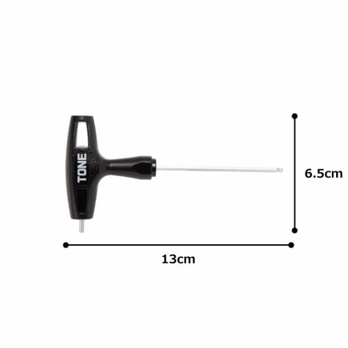 TONE Grip Ball Point Hexagon Wrench TGBHW-03 Black Width Across Flats 3mm