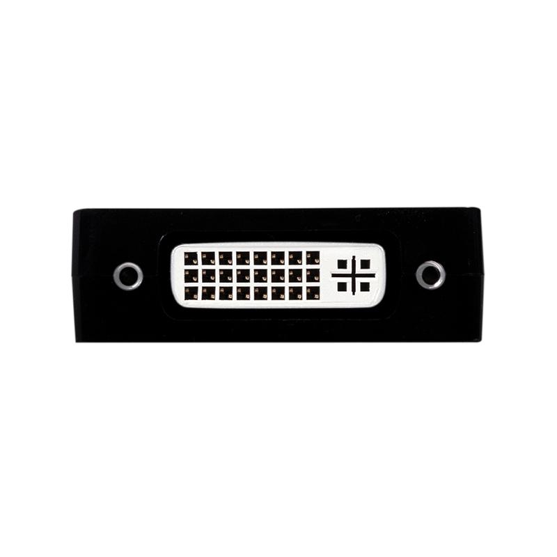 LogiLink DisplayPort DP/M To HDMI+DVI+VGA Adapter, 4K/30 Hz, Black, 0.1 M