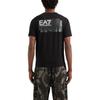 Emporio Armani Ea7 Ss24 Solid Logo Patch Crew Neck Short Sleeve T-Shirt Men Tops Black 6DPT02-PJVPZ-1200