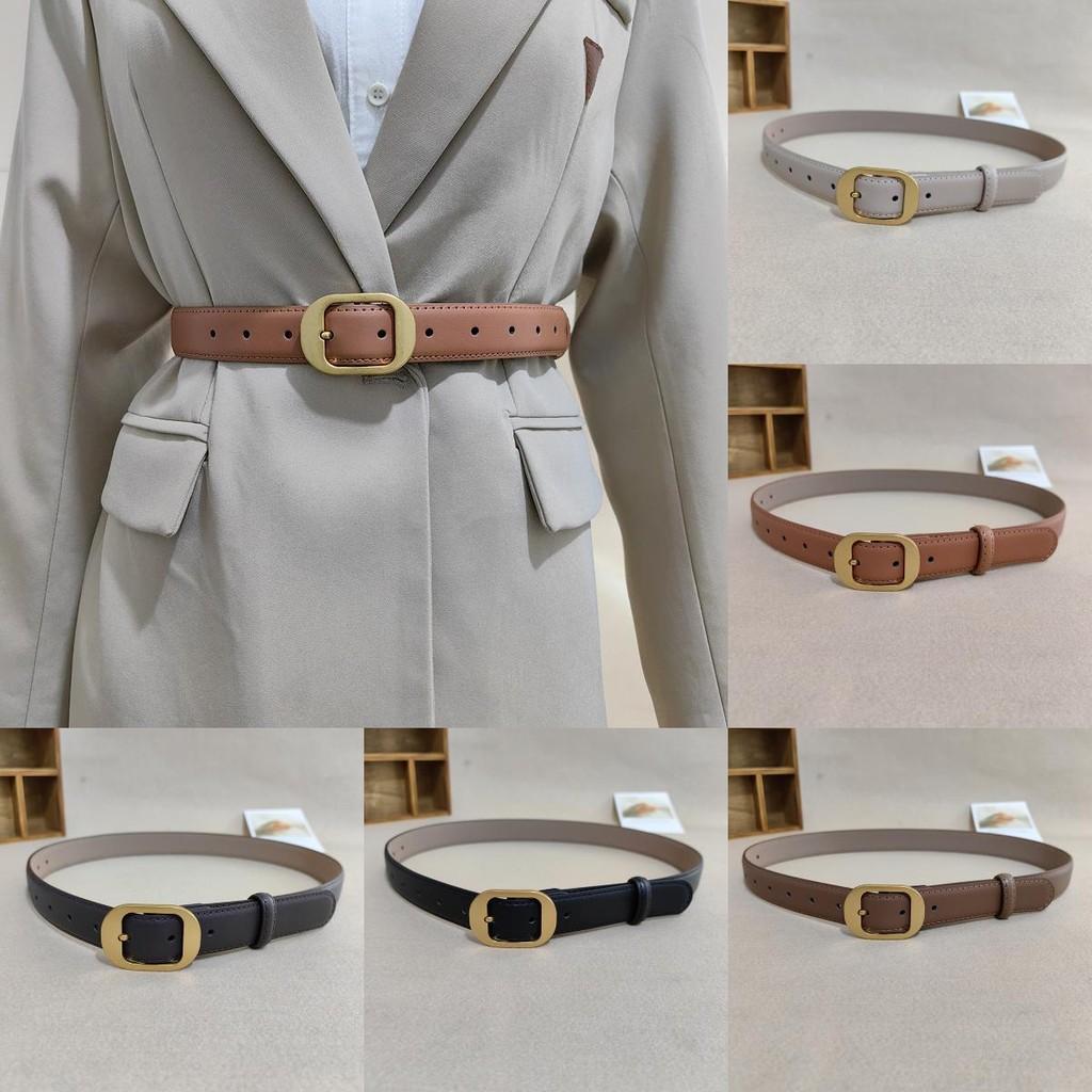 Leather Genuine Handmade Waist Belt Classic Pin Clasp Commuter Style Supplies