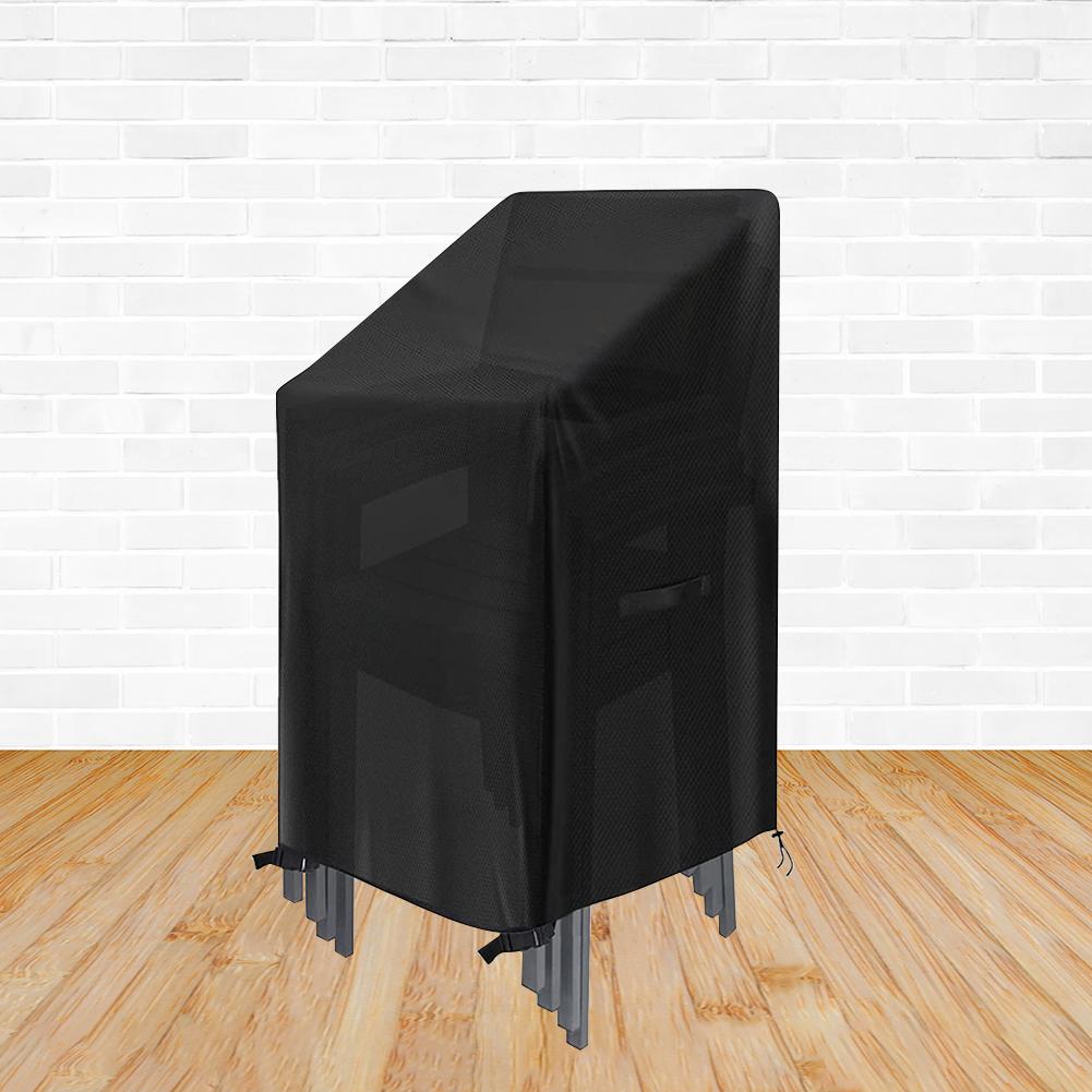 Oxford Cloth Chair Dust Cover with Adjustable Buckle Multifunctional Chair Rain Cover Waterproof UV Resistant for Outdoor Garden