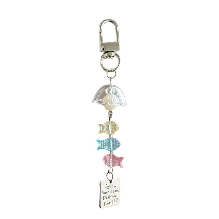 Resin Fish Wind Chime Phone Chain Travel Accessory Decorations Phone Pendant for Everyday Use Travel and Party Occasions