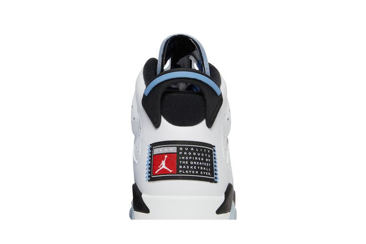 Kids' Sneakers Jordan 6 Retro UNC White (GS) University Blue/White-Black