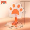 Rotatable 360° Cartoon Cat Paw Transparent Mobile Phone & Tablet Stand