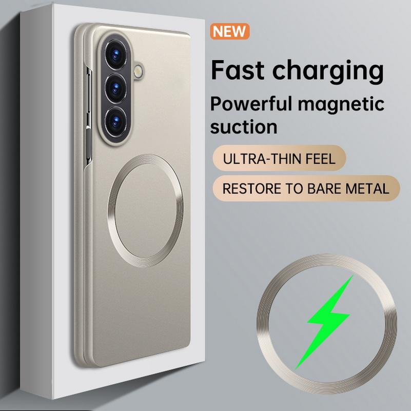 Slim Bezels with Magnetic Ring Case for Samsung Z Fold Wide Fold 8 Galaxy Z Fold 7 6 5 4 Ultra Thin Hard Camera Protective Cover