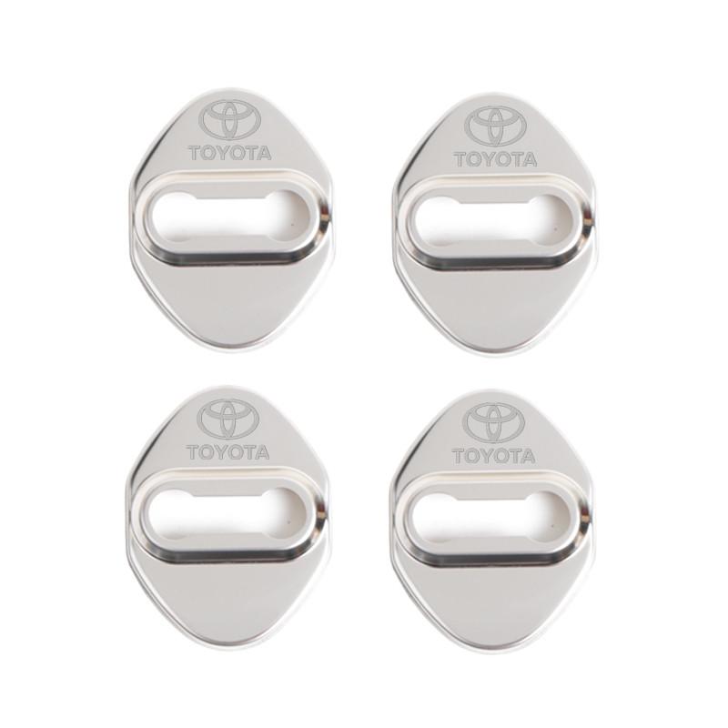 ANP1 For Toyota Vios Corolla Rav4 Auris Camry Yaris Car Stainless Steel door lock Cover chr Avensis Land Cruiser FJ sticker protect