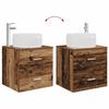 Bathroom Furniture Set 2 pcs Reclaimed Wood Engineered Wood
