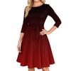 Women's Cocktail Dresses 3/4 Sleeve Vintage Wedding Guest Dress