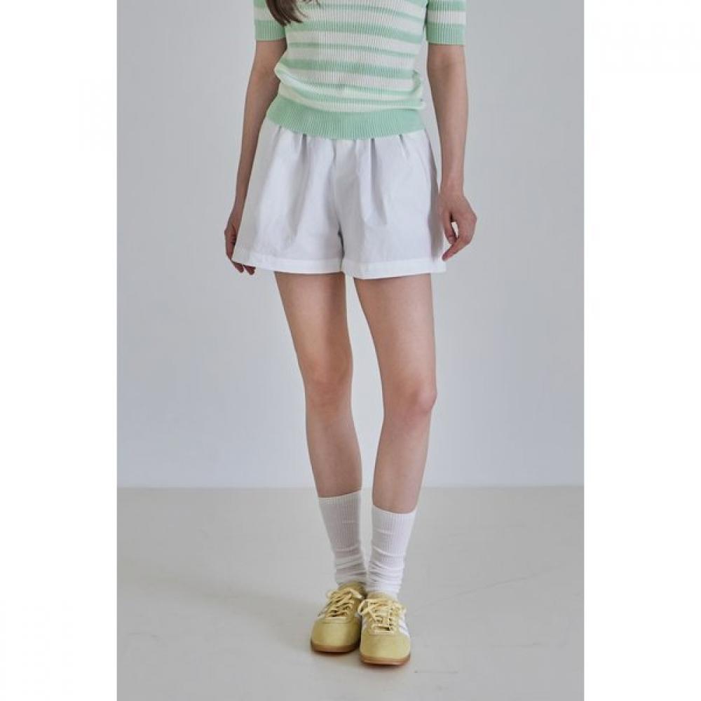 GOXO Basic Fit Shorts White