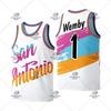 Children's NO.1 Wenbanyama Basketball Quick-drying Vest Men's Sleeveless O-neck Basketball Sports Tranning Jersey Vest