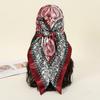 Fashion Square Silk Scarf Women Luxury Beach Satin Print Hijab Scarves Pareo Bandana Female Shawl Wrap Headband Foulard 90*90cm