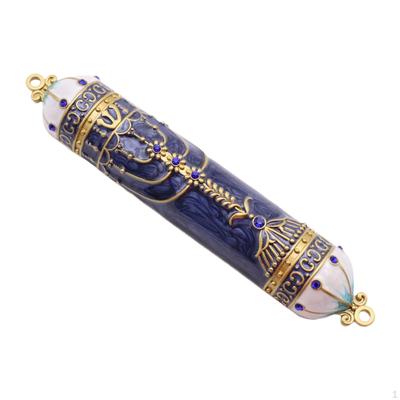 Funda Cubierta para Mezuzá Judía de 5.12 pulgadas Regalo Judaica Bendición para el Hogar Decoración de Pared Decoración para Puerta Principal