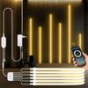 Bluetooth APP&RF Remote Dimmable COB LED Neon Strip Light For Acoustic Wooden Slat Grille TV Background Wall Panel&Cabinet Decor