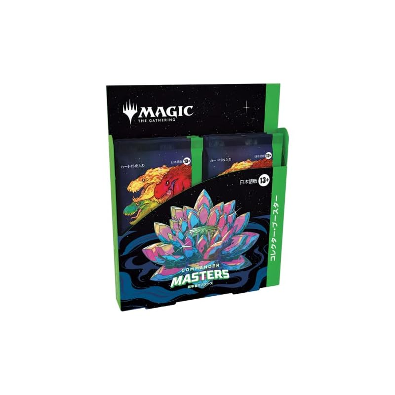 Magic the Gathering "Commander Masters" Collector's Booster (Japanese Edition) 4-Pack MTG Trading Cards Wizards of the Coast D20151400