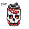 Enamel Accessory Halloween Badge Dark Gothic Style Skull Patten Milk
