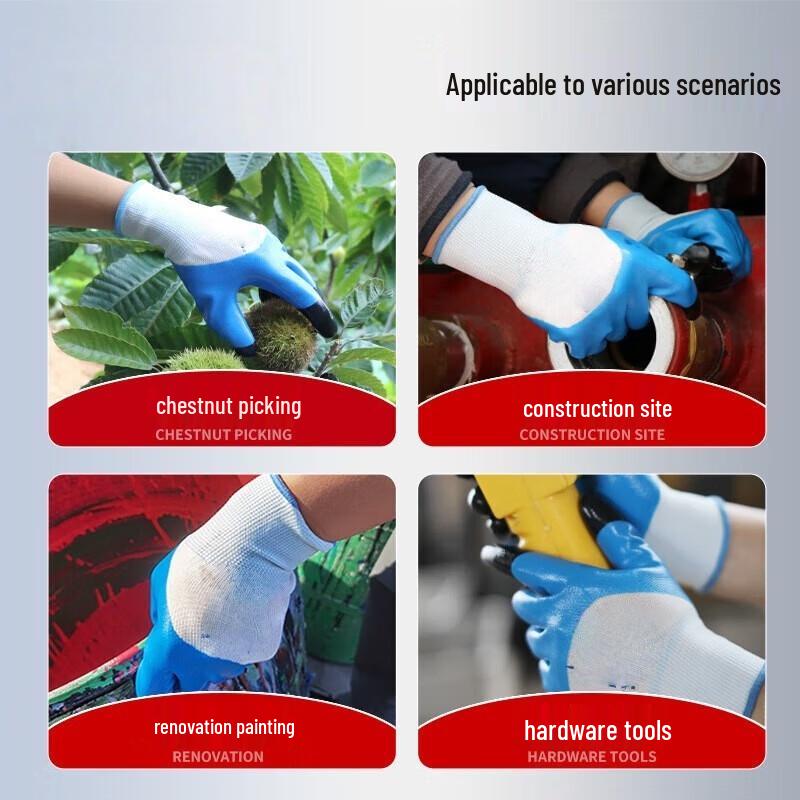 Shuyi Wear-Resistant Dipped Work Gloves