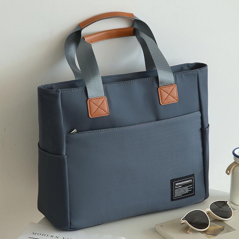 Women's Business Oxford Cloth Laptop Tote Handbag
