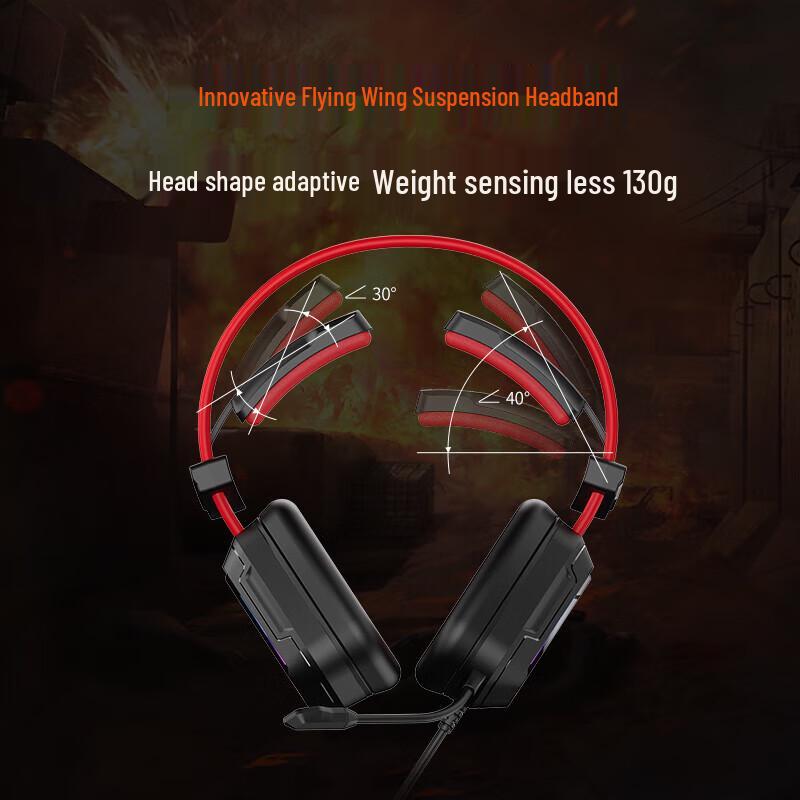 

DAREU EH733 Wired Gaming Headset - Legendary Black