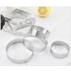  Baking Cake Moulds Cake Rings 304 Stainless Steel Material Non-stick for Baking