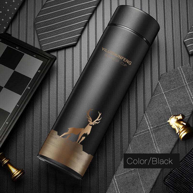 450ml nerezová termoska Vakuový hrnek Cestovní láhev na vodu Hrnek Hrnek LED