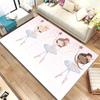 Ballet Dancer Girl  Carpet for Living Room Decor Children Play Soft Rug Bedroom Lounge Nursery Sofa Floor Mat