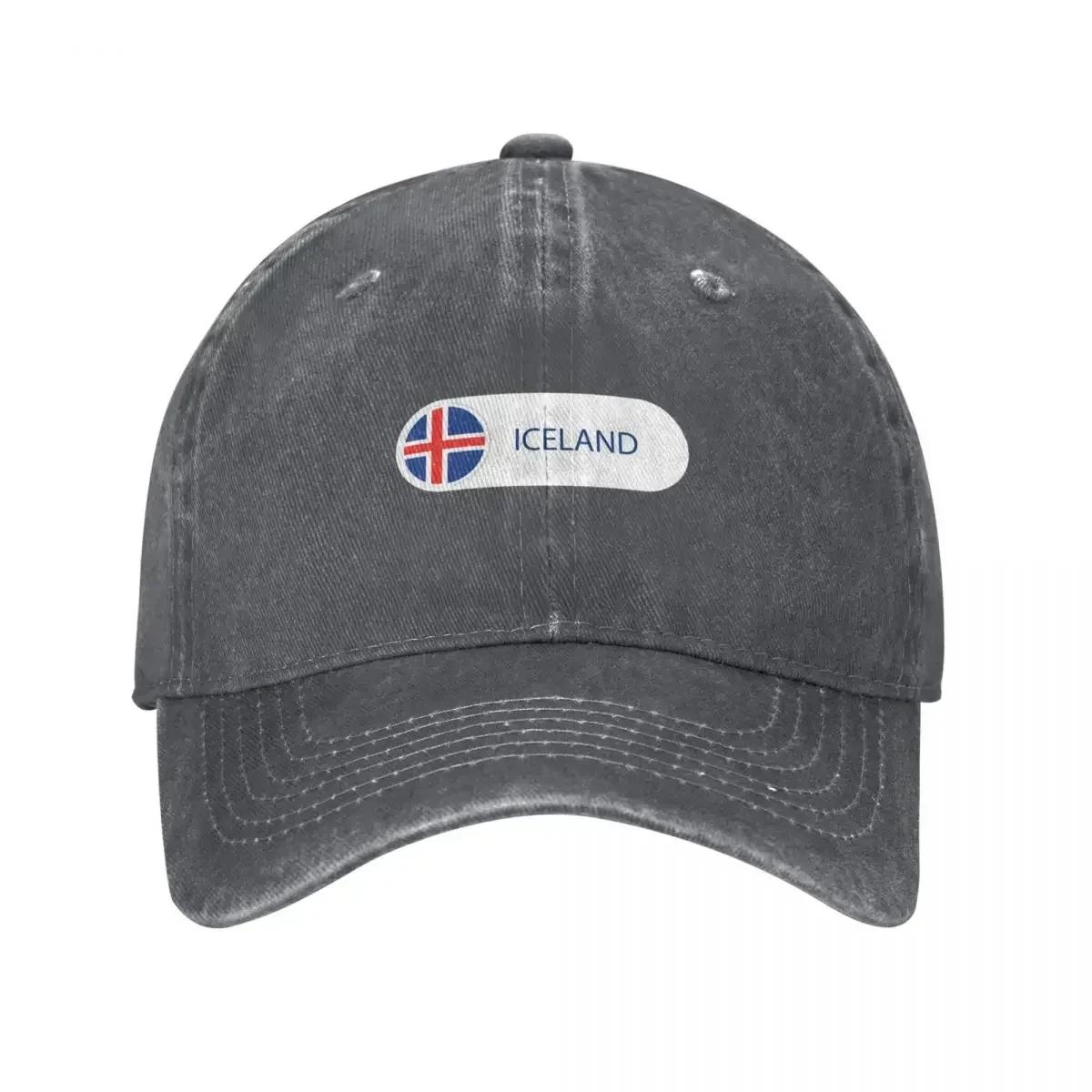 Iceland Flag Baseball Cap Military Cap Unisex Vintage Unisex Hat Sun Cap Women Unisexs
