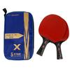 1pair Table  Tennis  Training  Set Ping Pong Rackets+ball With Storage Bag