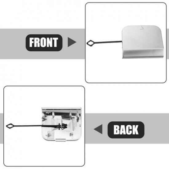 Pack of 1 for Mercedes-Benz GLA250 4Matic 18-20 Bumper Tow Hook Cover Rear Right