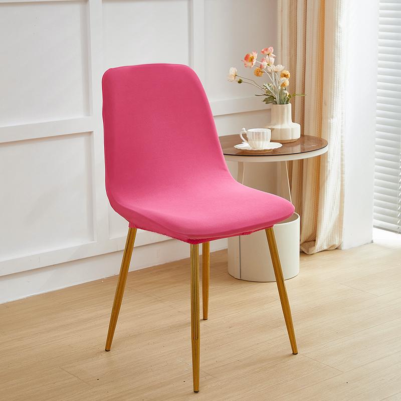 Solid Spandex Elastic Shell Chair Cover Stretch Dining Room Stretch Chair Cover Seat Covers Slipcover Summer