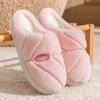 Plush Winter 2025 Cotton Shoes Non-slip Thick-soled Cotton Slippers Home Warm Fleece Home Slippers