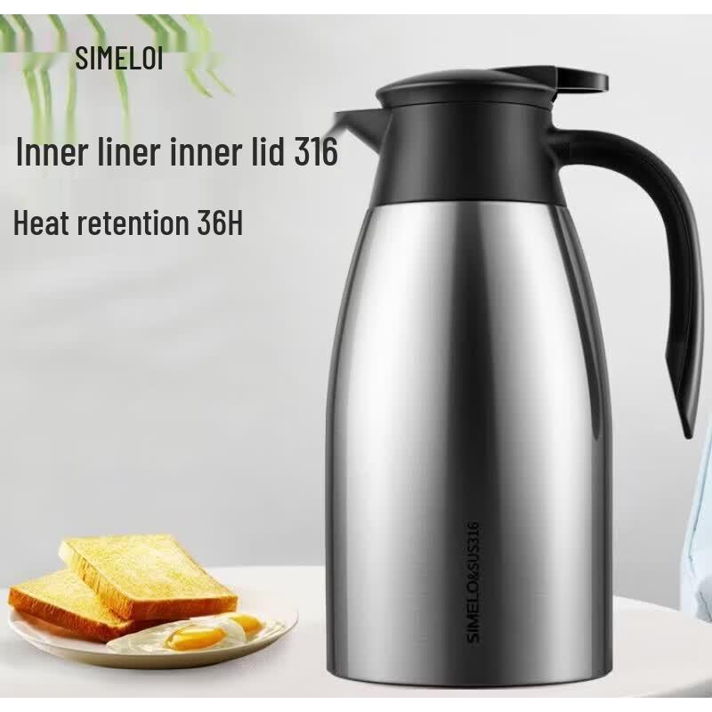 Shimeile 2L Stainless Steel Insulated Airpot