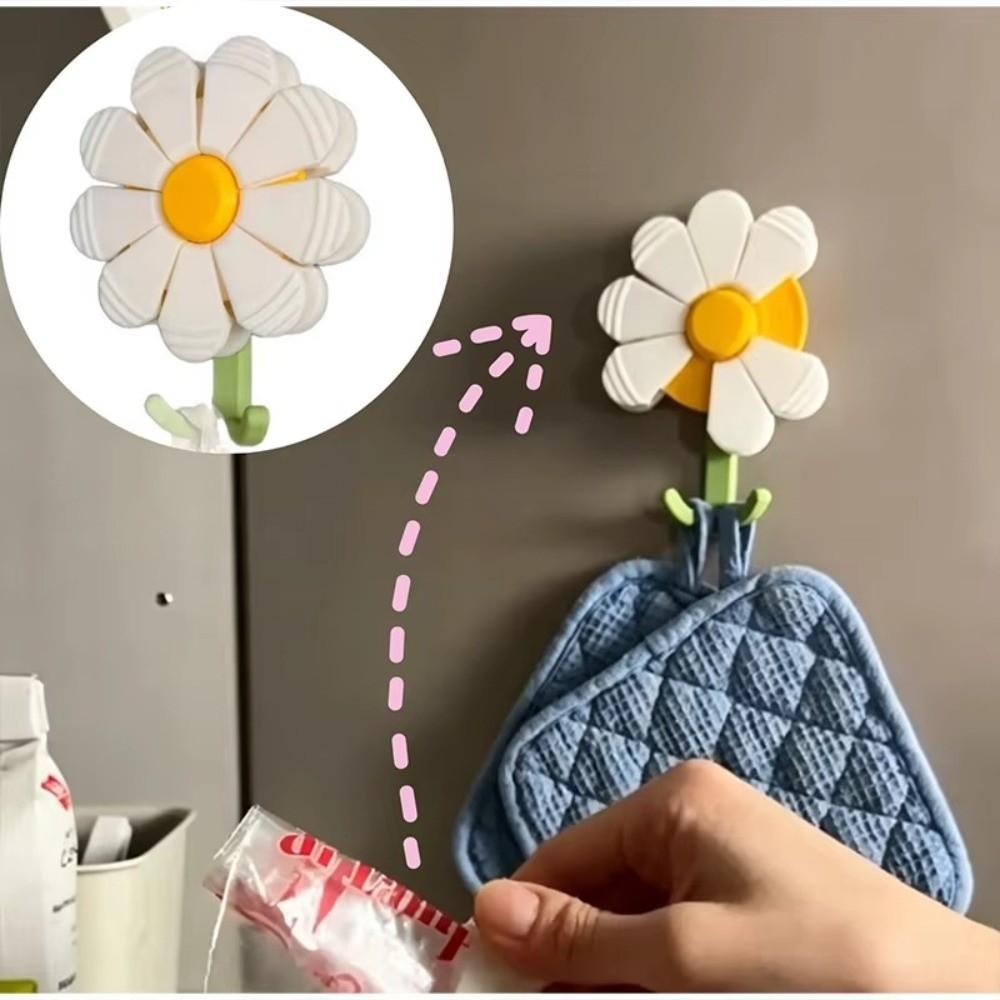 Rotatable Kitchen Storage Clips Plastic Magnetic Bag Sealers Cute Snack Sealing Clips Home Decor