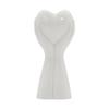 Heart shaped vase Ceramic vase art Home decoration accessories Modern hydroponic flower arrangement Valentine's Day gift
