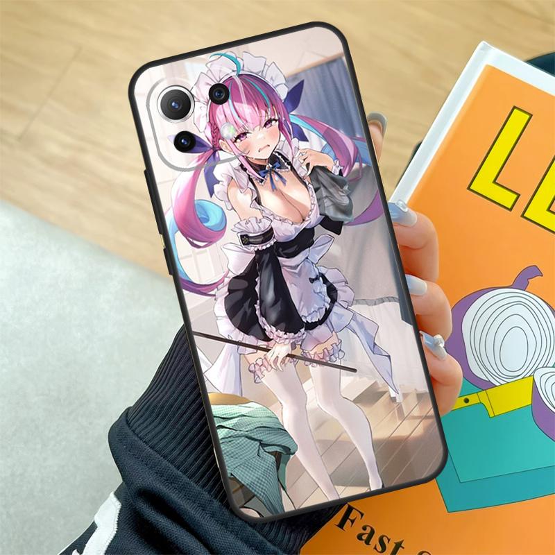 Minato Aqua Hololive Case For Xiaomi 15 Ultra 13 14 Pro 11T 12T 13T 14T POCO F5 F6 F7 Pro X3 X5 X6 X7 Pro Coque