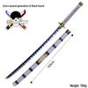 One Piece Zoro Cosplay Wooden Swords: Shusui, Sandai Kitetsu, Yubashiri, 104CM Décor