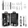 Conjunto de Chaves de Fenda de Precisão Magnéticas Mini 115 em 1 Para Reparo de Equipamentos de iPhone, Computador, PC