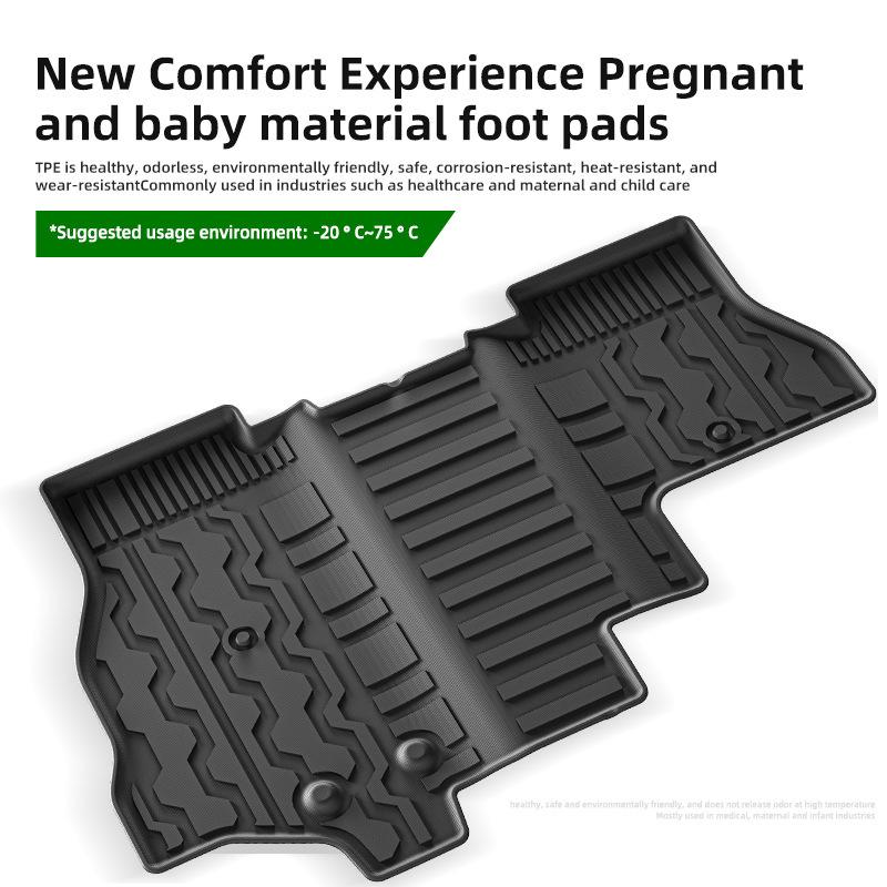 Eco-friendly TPE Floor Mats for 2022-2024 HUMMER Pickup GMC Hummer