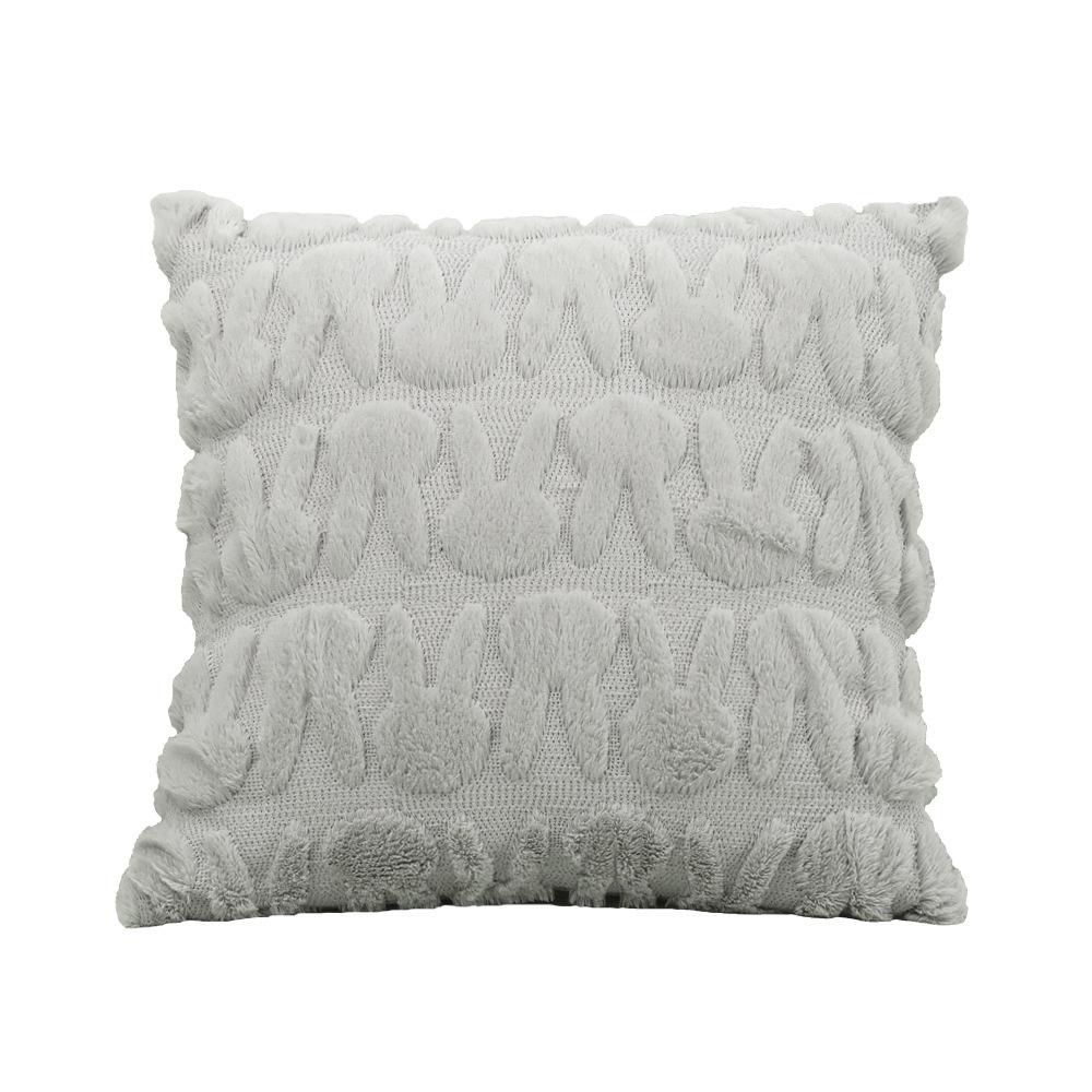 

Скандинавский Инс Чехол для подушки Пасхальный кролик Плюшевый жаккардовый Подушка для гостиной дивана Подушка для кровати Чехол для подушки 45 * 45 Pillowcase