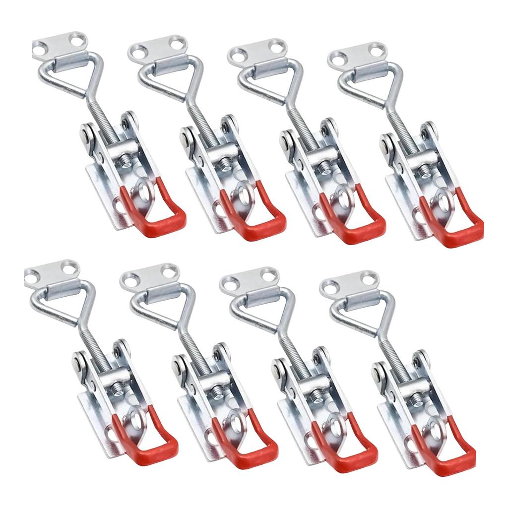 8 Pieces Toggle Latch Clamps Heavy Duty, Hardware Practical, Pull Hasp latches Adjustable for