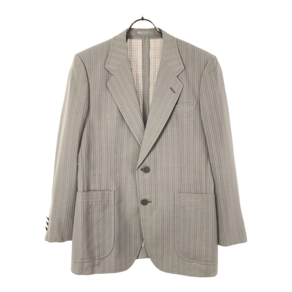 

LANVIN stripe tailored jacket R46-44 gray Old Men s Used
